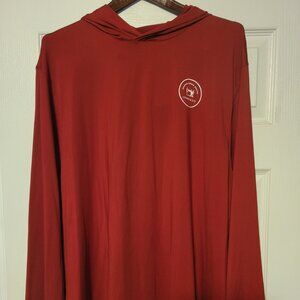 NWOT: Crown & Ivy Men's Hoodie, Dark Red, XXL, 88% Polyester